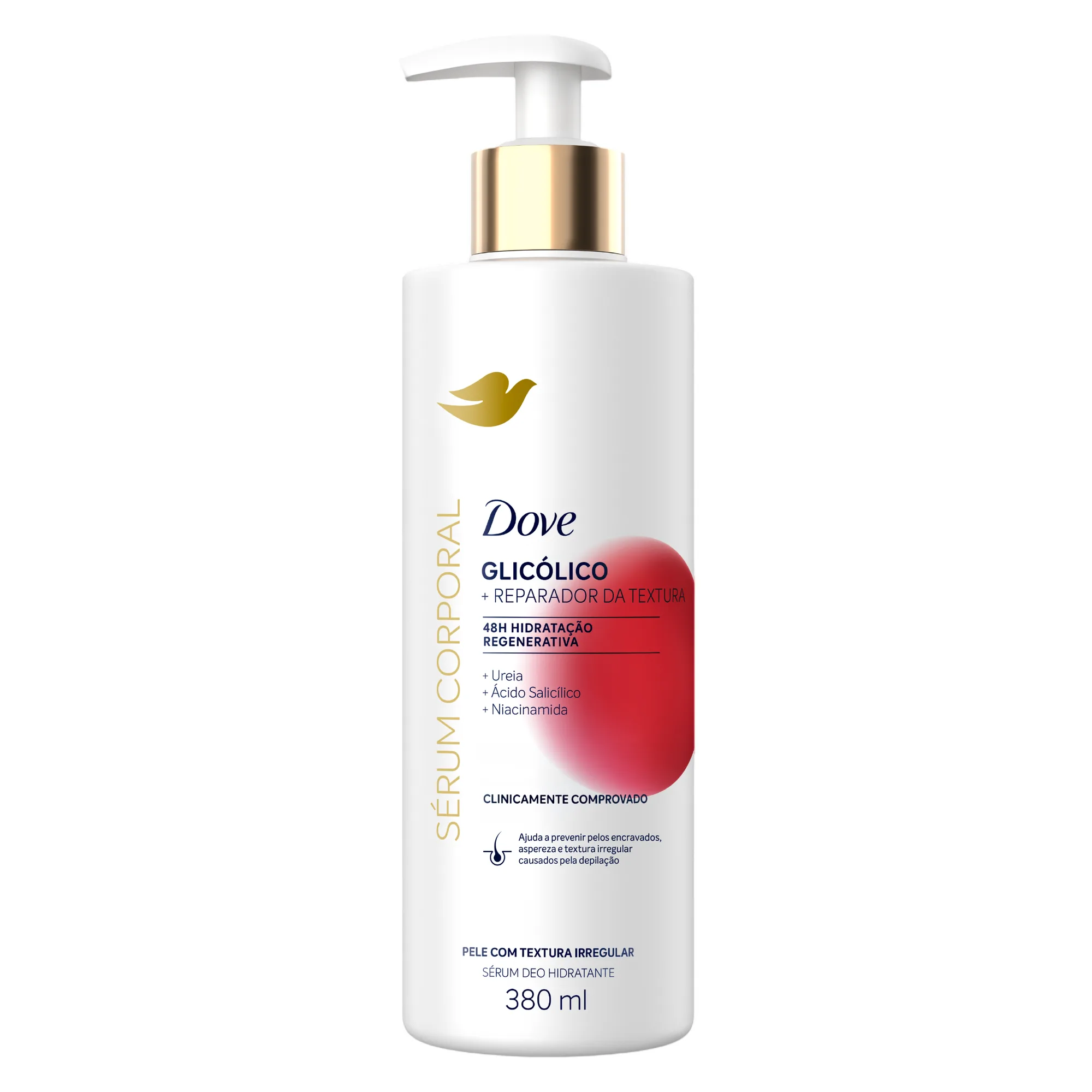 Dove amplia portfólio de séruns corporais com lançamento de produto com ácido glicólico