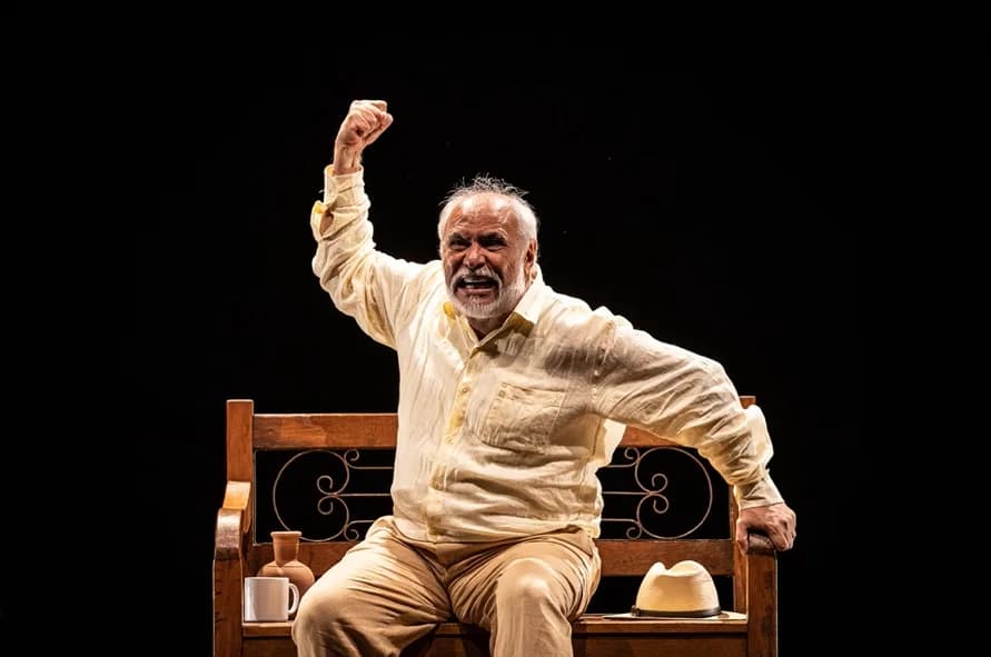 A peça Riobaldo, adaptação da obra Grande Sertão: Veredas, de João Guimarães Rosa com direção de Amir Haddad, estreia no Teatro Sérgio Cardoso em temporada presencial