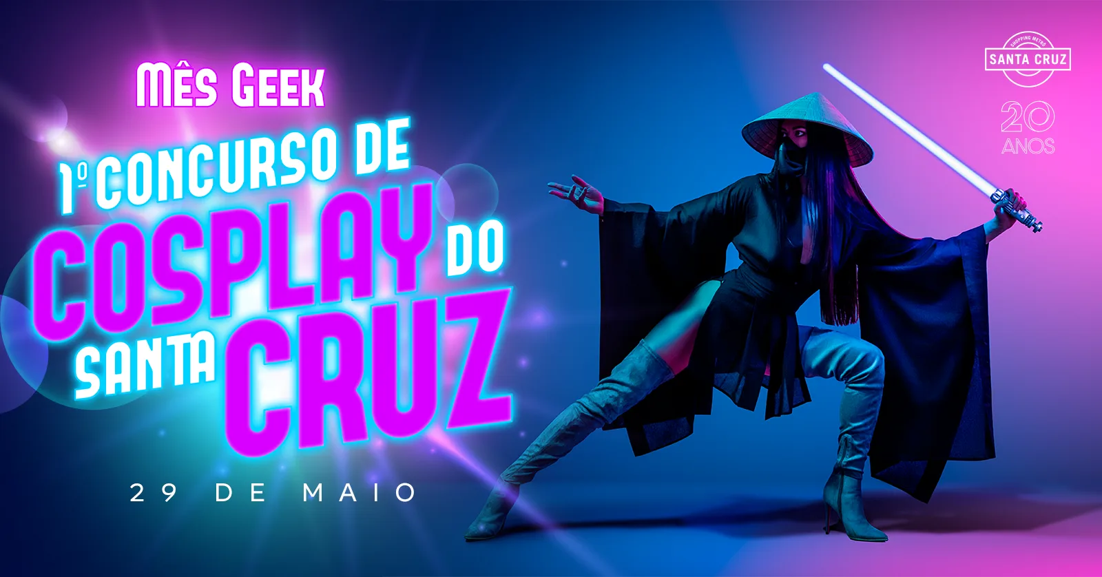 Concurso de Cosplay acontece no Shopping Santa Cruz