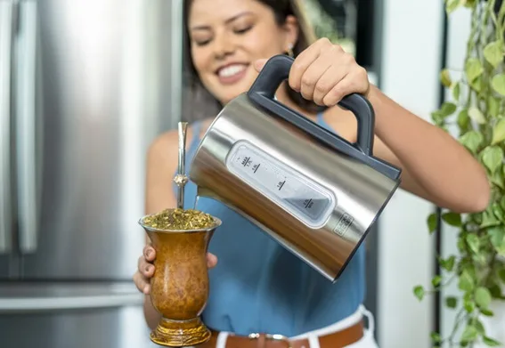 Chaleira Elétrica Programável Gourmand Gris - KEPG