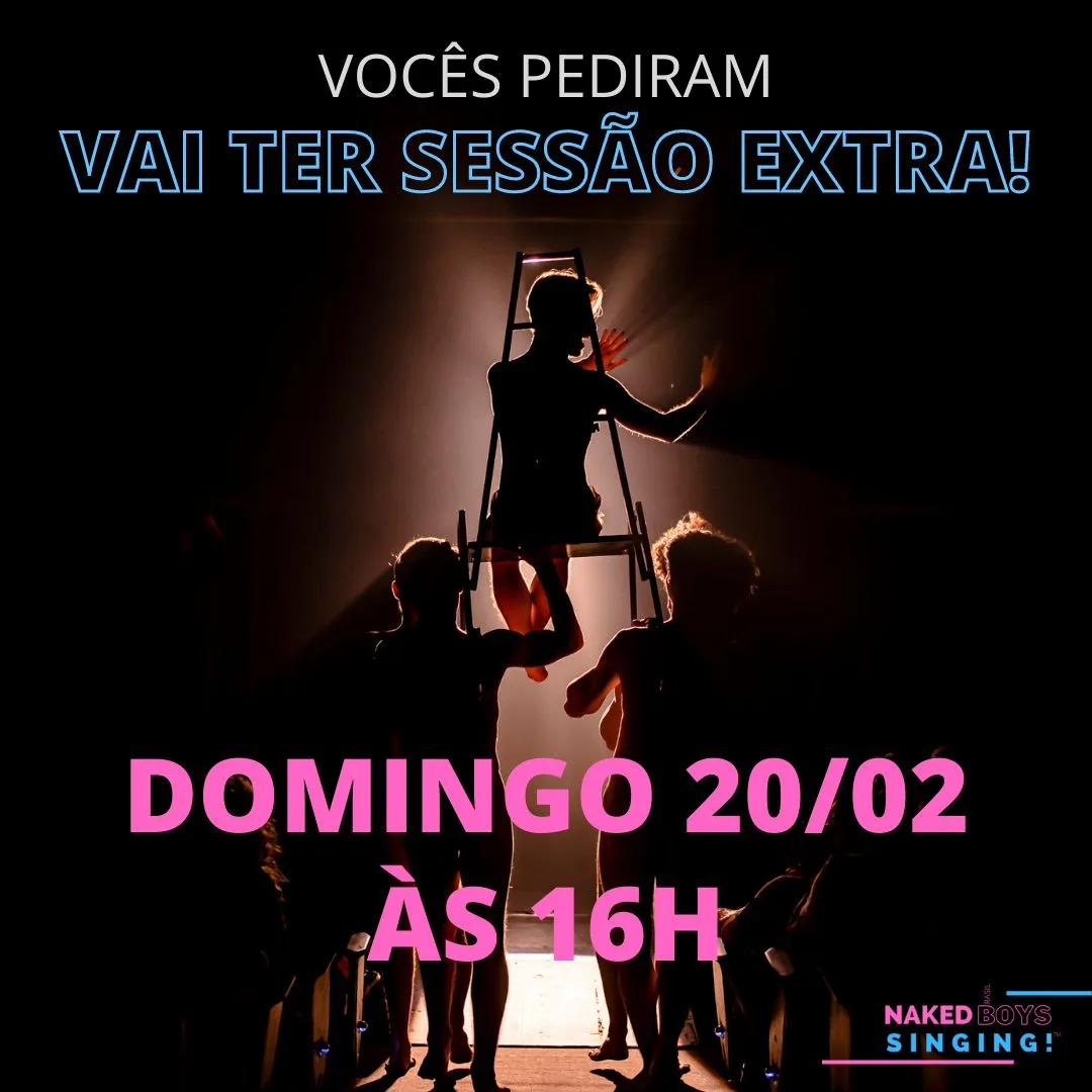 “Naked Boys Singing!” encerra temporada com sessão extra em São Paulo