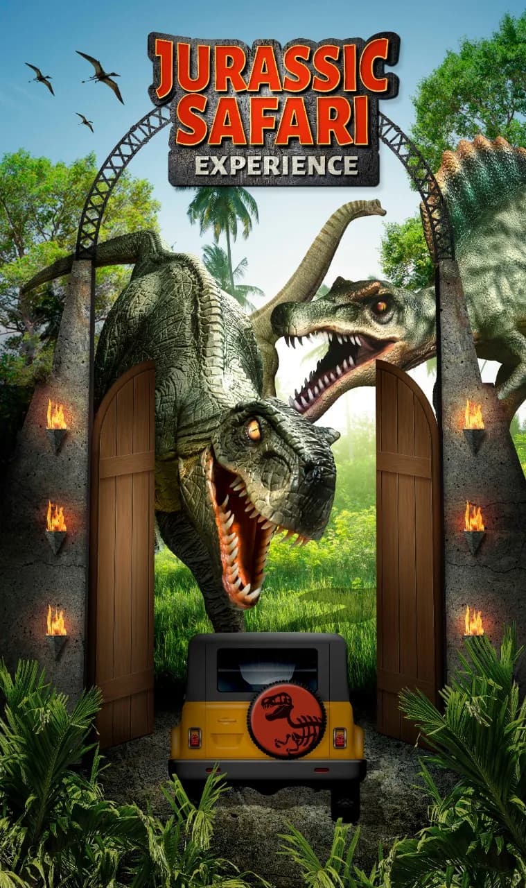 Jurassic Safari Experience traz uma aventura inesquecível para toda a família