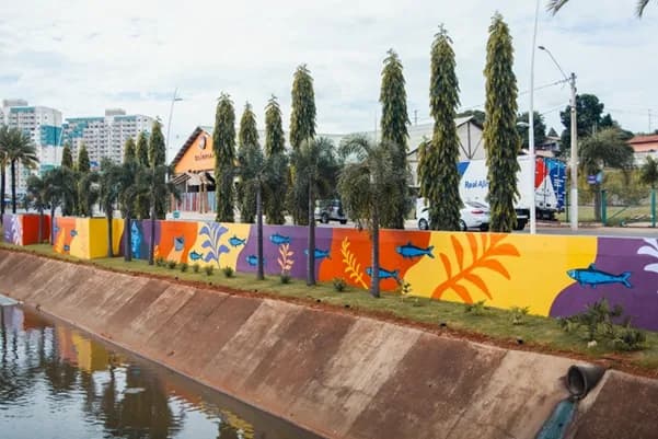 Imagem divulgação do projeto CIDADE VIVA - foto de Olímpia/SP.